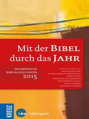 cover image of Mit der Bibel durch das Jahr 2015